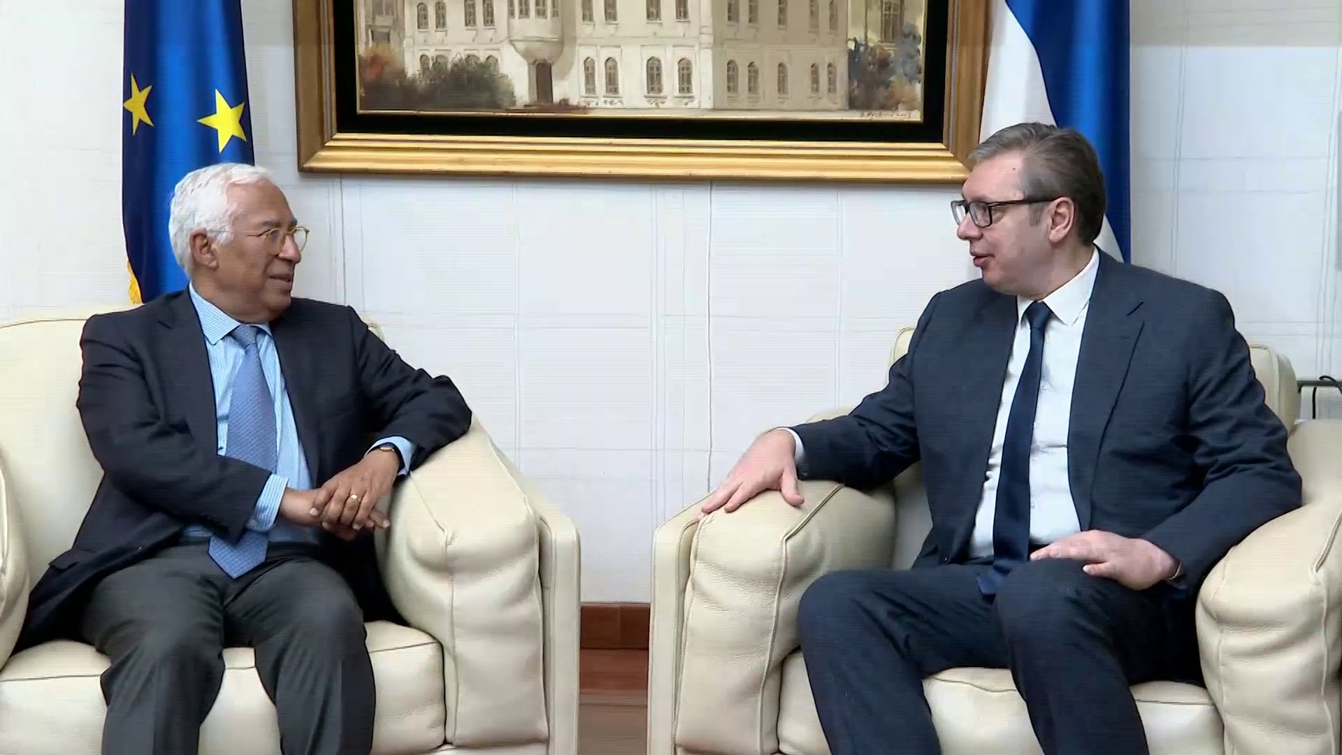 Beograd, predsednik Republike Srbije Aleksandar Vucic, docekuje predsednika Evropskog saveta Antonio Kosta u zvaničnoj poseti, pokrivanje Beograd, predsednik Republike Srbije Aleksandar Vucic, docekuje predsednika Evropskog saveta Antonio Kosta u zvaničnoj poseti, pokrivanje